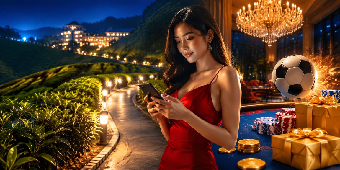 Pengguna Malaysia menonton perlawanan bola sepak sambil bermain permainan kasual dalam talian